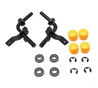 Bulevisiter Kit de broche de direction compatible avec les tondeuses LA100 LA115 X120 D120 S240, remplace GY21049BLE GY21050BLE, ensemble avec broches droite/gauche et bagues