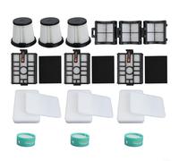 Bulevisiter Kit de filtre de rechange pour aspirateur sans fil Shark IW3511 IW1111 Detect Pro, filtres pré-moteur, ensembles de filtres et neutraliseur