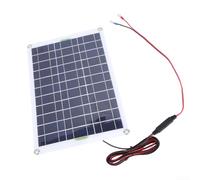 Bulevisiter Kit de panneau solaire monocristallin de 60 W, câble de connecteur SA pour applications d'alimentation dans les camping-cars, bateaux, agriculture et projets d'éclairage de rue