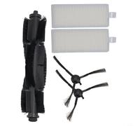 Bulevisiter Kit de pièces de rechange pour robot aspirateur Tapo RV30 et RV10 - 2 brosses latérales, 1 brosse rouleau, 2 filtres, compatible avec RV30 Plus et