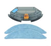 Bulevisiter Kit de remplacement pour réservoir d'eau, avec plaque de serpillère et 2 chiffons de nettoyage, pour aspirateur robot Tesvor X500PRO M1 S6 S4