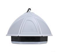 Bulevisiter Lanterne de camping avec adsorption magnétique, lumière douce à 360 degrés pour tente et utilisation en extérieur, étanchéité IPX4, batterie rechargeable de 2000 mAh, PC + ABS pour une