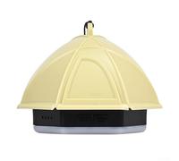 Bulevisiter Lanterne de camping avec adsorption magnétique, lumière douce à 360 degrés pour tente et utilisation en extérieur, étanchéité IPX4, batterie rechargeable de 2000 mAh, PC + ABS pour une