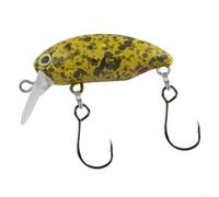 Bulevisiter Leurre flottant 33 mm 2,8 g avec perles sonores pour la pêche, perles de verre intégrées pour une posture de natation stable, design réaliste de queue avec troisième œil, métal (G)