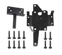 Bulevisiter Loquet de portail de jardin robuste pour une utilisation en extérieur, verrou de clôture autobloquant compatible avec le bois, le vinyle, le métal, cadenas de sécurité pour piscine, ferme