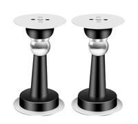 Bulevisiter Loquet de porte magnétique pour camping-cars, camping-cars et camping-cars | Support de porte en acier inoxydable de 10,2 cm avec aimant puissant | Fermeture silencieuse, résistant aux