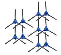 Bulevisiter Lot de 10 brosses latérales de rechange pour aspirateur robot Solac Lucid i10, lot de 6/10, anti-design, compatibles avec la série Solac Lucid i10