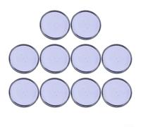 Bulevisiter Lot de 10 capsules en plastique transparent de 70 mm pour la collecte et le rangement des pièces de monnaie, comprend 5 ensembles intérieurs pour joints d'anneau (2)