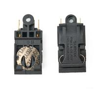 Bulevisiter Lot de 10 interrupteurs de thermostat pour bouilloire électrique XE-3 JB-01E 13 A 250 V pour remplacement avec borne à 2 broches Noir (SKU)