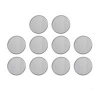 Bulevisiter Lot de 10 porte-pièces en plastique transparent de 70 mm pour ranger et protéger les pièces de monnaie, étui à capsules réutilisable pour médailles, (1)