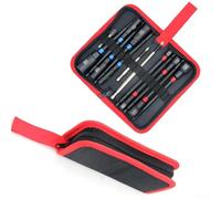 Bulevisiter Lot de 13 tourne-écrous hexagonaux de 6,35 mm avec adaptateur magnétique pour perceuse - Manchon d'extension de 150 mm pour réparation de motos, voitures et machines (SKU)