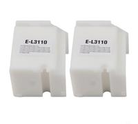 Bulevisiter Lot de 2 boîtes d'entretien de rechange pour imprimante ET-2810 ET-2812 ET-2814 ET-2803 ET-2715 ET-2720 ET-2721 ET-2726, compatible avec Select