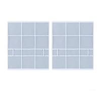 Bulevisiter Lot de 2 filtres à poussière pour climatiseur compatibles avec Hisense Huabao Split System - Unité intérieure à suspendre - Accessoires en maille anti-poussière (35 x 26,7 cm)
