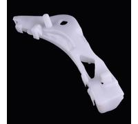 Bulevisiter Lot de 2 supports de montage compatibles avec les supports de pare-chocs avant gauche et droit compatibles avec 6 2003-2008 - Pièces de rechange en plastique blanc