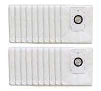 Bulevisiter Lot de 20 sacs à poussière de rechange pour MEDION X50 SW, MiWhole M8 Lite, Beko VRR80214VB VRR94314VB, Grundig VCR 7130 7230-3,3 L - Grande capacité - Non tissé