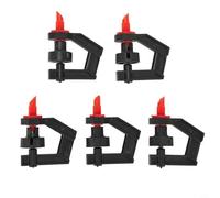 Bulevisiter Lot de 25 têtes d'arrosage rotatives de type G pour pulvérisation d'irrigation à 360°, pour buse d'égouttement en plastique ABS durable pour pelouse, serre, fleurs, arbustes et cultures