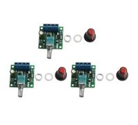 Bulevisiter Lot de 3 contrôleurs de vitesse de moteur CC 1,8-15 V 2 A Régulateur réglable avec potentiomètre pour moteurs 1,8 V/3 V/5 V/6 V/12 V, connexion de bornier de barrière