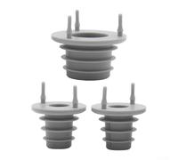 Bulevisiter Lot de 3 manchons d'étanchéité de rechange O35 - Kit de tuyau en caoutchouc avec grand + 2 petits manchons - Compatible avec S8 Pro, S7 Max pour Ultra, et pour aspirateur Q For Revo