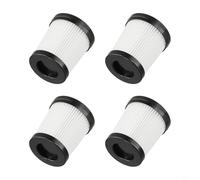 Bulevisiter Lot de 4 filtres HEPA pour aspirateur sans fil Kalado KCV01, filtre à poussière à 5 couches, lavable et réutilisable, coque rigide en matériau PET