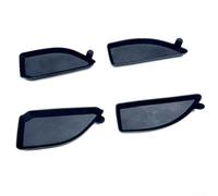 Bulevisiter Lot de 4 patins de poignée de porte intérieure pour Outlander 2013-2020, en ABS noir, résistant à l'usure, anti-déformation, boîte de traction