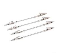 Bulevisiter Lot de 4 pinces à spirale en métal à double tête - Pince à angle réglable pliable de 28 cm avec deux ouvertures de 9 mm pour porte-encens
