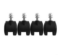 Bulevisiter Lot de 4 roulettes de rechange pour chauffe-huile électrique Midea pour Pioneer et modèles MIDEA pour un ajustement facile (sans frein)