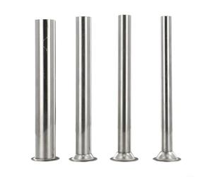 Bulevisiter Lot de 4 tubes de remplissage de saucisses pour hachoir à viande, entonnoir à saucisses pour viande et hachoir (3,8 cm)
