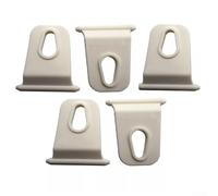 Bulevisiter Lot de 5 crochets de suspension d'auvent pour camping-car, caravane - Organiseur d'outils pour vêtements, capacité de charge de 5 kg, crochets robustes en nylon pour rangement de rail de