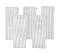 Bulevisiter Lot de 5 filtres de rechange pour aspirateur SENCOR SRV 4200BK 4250SL 2230TI 6250BK 9250BK 9200BK compatible avec les modèles d'aspirateurs robots, blanc