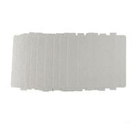 Bulevisiter Lot de 5 plaques isolantes de rechange en mica pour four à micro-ondes - 9,9 x 10,8 cm, 0,04 mm d'épaisseur, résistant à la chaleur