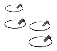 Bulevisiter Lot de 6 supports muraux robustes pour plantes, support mural pour plantes, support pliable pour pot de fleurs intérieur ou extérieur, décoration de jardin, charge de 18,1 kg (12,7 cm)