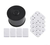 Bulevisiter Lot de filtres de rechange pour humidificateur Elechome UC5501 compatible avec CH601 avec tampons absorbants minéraux et 2 recharges d'aromathérapie (A)