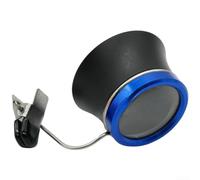 Bulevisiter Loupe avec clip en alliage d'aluminium 5x/10x/20x lentilles pour réparation de montres, loupe d'horloger lentille en verre double couche légère (cinq fois)