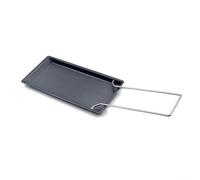 Bulevisiter Mini grille à raclette pour faire fondre le fromage avec plaque de cuisson - Surface antiadhésive - En acier carbone - Portable - Pour les réunions de famille