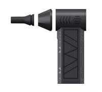 Bulevisiter Mini souffleur à air comprimé portable, 130 000 tr/min, ventilateur turbo violent et rechargeable, aspirateur portatif à grande vitesse avec sac noir