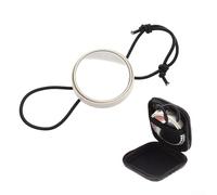 Bulevisiter Miroir de poignet de plongée avec sangle élastique réglable, observation de sécurité pour la plongée sous-marine, la natation améliorée (blanc)