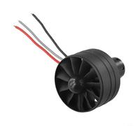 Bulevisiter Moteur sans balais conduit de 64 mm 3300 kv 1600 g Moteur EDF haute vitesse pour batterie 4S avec ESC 60 A, compatible avec modèles d'avion et drones RC Hobby