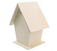 Bulevisiter Nichoir en bois pour une utilisation en extérieur - Pour un bois durable pour nichoir pour oiseaux de jardin, compatible avec les styles d'avant-toit simple/double couche et décoratifs (B)