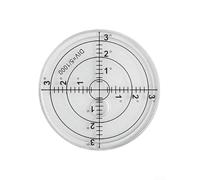 Bulevisiter Niveau à bulle horizontal en métal 60 x 10 mm, niveau rond haut pour outils de mesure et de mise en page, compatible avec machines de nivellement d'atelier, appareils électroménagers, (C)