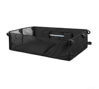 Bulevisiter Organiseur de coffre pliable pour EZGO - Rangement en maille extra large avec 2 porte-gobelets, léger et résistant à l'usure - Compatible avec les chariots Push-Pull