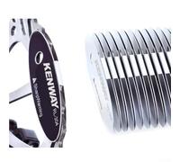 Bulevisiter Outil d'espacement de frein à disque pour vélo, cale d'alignement en acier inoxydable pour vélo de route, kit de réglage des plaquettes de frein anti-rayures et portable pour (sku)