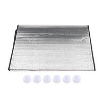 Bulevisiter Panneaux réflecteurs pour radiateur, double bulle en aluminium réfléchissant la chaleur, pare-soleil épais pour fenêtre (50 x 100 cm)