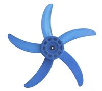 Bulevisiter Pièces de rechange à 5 feuilles de ventilateur de sol de 50,8 cm, hélice en plastique ABS pour ventilateur sur pied domestique, ventilateur de table Accessoires généraux