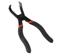 Bulevisiter Pince à goupille pour retrait de clips de panneau central à 30°, pince de démontage en acier au carbone pour rivets en plastique et attaches à goupilles poussoirs