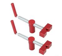 Bulevisiter Pince de bureau à réglage rapide pour le travail du bois, outil d'établi durable en alliage d'aluminium avec mécanisme de verrouillage sécurisé, compatible avec les trous de 34 mm