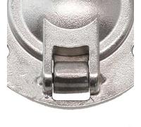 Bulevisiter Poignée de trappe de pont en acier inoxydable 316 pour housse de cabine de bateau marin - Élévateur encastré pour anneau, boucle de plancher de bateau de 51 mm pour yacht, utilisation en