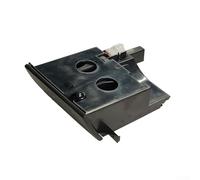 Bulevisiter Porte-gobelet pour console centrale pour T5 Transporter 2009-2015, côté conducteur droit, pièce de rechange en ABS/métal noir compatible avec Multivan Camper