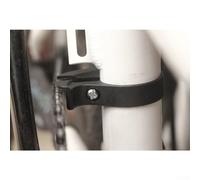 Bulevisiter Protection de chaîne pliable pour guidon de vélo de 31,8/40 mm, protecteur de guide de chaîne anti-chute compatible avec les tuyaux moyens de 31,8/39-42 mm, protection de roue de chaîne en