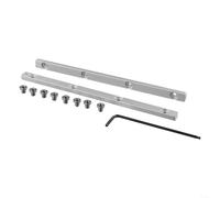 Bulevisiter Rail de guidage en aluminium pour scie circulaire - 300 mm/400 mm - Pour des coupes précises et droites avec connecteur (connecteur de rail de guidage)