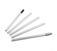 Bulevisiter Rallonge télescopique en alliage d'aluminium de 3,7 m avec 9 sections réglables de 0,4 m à 3,7 m, légère et résistante à la rouille, pour fenêtres de plafond haut et